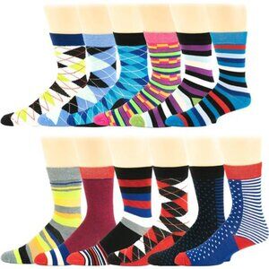 Different Touch Men Colorful Fashion Design Dress socks 10-13